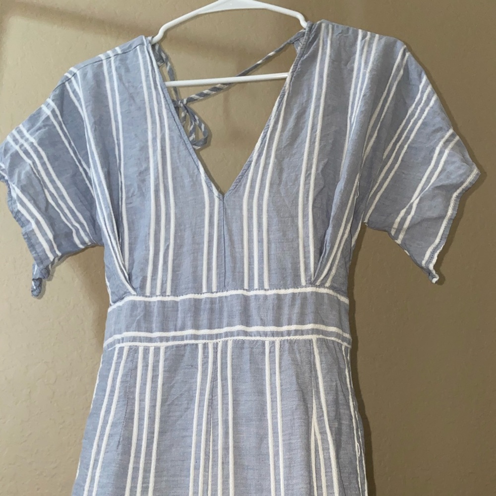 Striped pantsuit